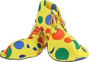 [LIFKOME] 1 Pair Clown Shoes Halloween Mask Accessory Clown Shoes Woman Play Masks Circus Funny Para Red Halloween Animatronics Costume Cosplay Costume Fake Outfit Slippers Colorful Cloth