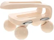 UTHCLO Handle Roller Massager for Manual Muscle Roller with Smooth Texture for Safe Massage Compact Design for for Trapezius and Deep Tissue