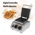 Electric Waffle Maker Pancake Baker Machine Digital Display Temperature and Time