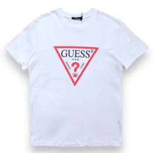 【GUESS】情侶款圓領短TEE 男生 女生 經典款式 短袖T恤