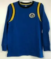 Wonder Nation Boys Long Sleeve Jersey Crew Shirt Size X-Small (4-5) Lion 24 NEW
