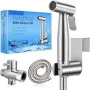 Pulverizador de bidé de mano de nueva versión para inodoro, baño de acero.neuvo.