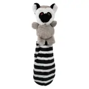 Lexi & Me Lemur Plush & Bottle Crusher Dog Toy