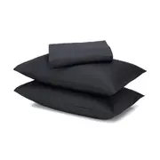 500 Thread Count Australian Grown Cotton Sheet Set - King Bed, Anthracite