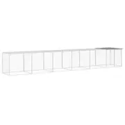 Outdoor Chicken Coop Large Backyard Poultry Hens Cage Hutch Run Roof Cover House