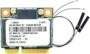 AR5B22 AR9462 WiFi Card+Internal Antennas 300Mbps 2.4G/5G Dual Band BT4.0 Mini PCl-E WiFi Adapter for Windows7/8/10