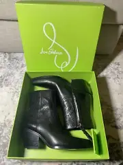 Sam Edelman Wilda Pointed Toe Western Boot Black Size 6.5