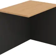 OM RETURN W900 x D600 x H720mm Beech/ Charcoal
