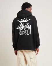 Old Skool Fleece Hoodie Black