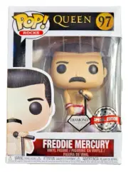 Queen - Freddie Mercury Glitter SE 97 Funko Pop Vinyl New in Mint Box +Protector