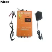 10km voltage display Electric Fence Energizer Charger High Voltage Pulse Control