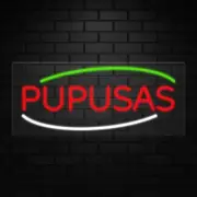 Pupusas Sign for Business Displays | LED Flex Neon | 32"W x 13"H x 1"D