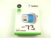 IPOD IPHONE WALL CHARGER ADAPTER USB 1A AU BELKIN F8J017AU MIXIT PURPLE BLUE