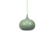 Mini Kirby Inverted Bowl Metal Pendant Light Lamp - Light Lamp Green.