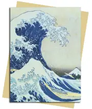 Great Wave (Hokusai) Greeting Card: Pack of 6 by Flame Tree Studio [Gift/Card]
