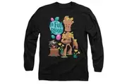 Guardians Of The Galaxy Unisex Adult In Full Bloom T-Shirt (Black) - UTTV14193