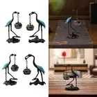 Crane Censer Incense Holder for Cone Decoration Desk Hanging Incense Burner