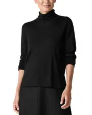 Eileen Fisher Wool Turtleneck Sweater