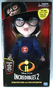 Disney Pixar Incredibles 2 Interactive Edna 55 sayings 3 AAA bat 14 inch new NIB