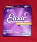 Elixir 11052 Nanoweb Acoustic Guitar Strings Light 12-53