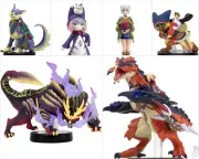 Nintendo Amiibo Monster Hunter Full Set of 6 - Magnamalo, Razewing Reus & more