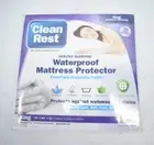 CleanRest Waterproof Mattress Protector King Size 78" x 80" x 21" White Bedding