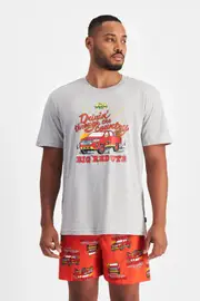 [Bonds] Bonds Men's Cotton The Wiggles X Sleep tee in Big Red Ute Size: Large, Aussie Cotton L Big Red Ute