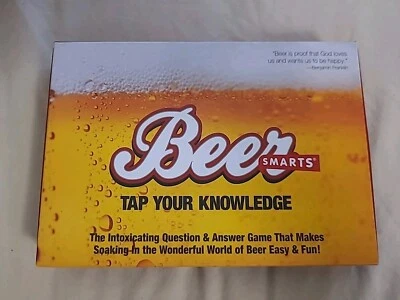 Beer Smarts Tap Your Own Knowledge Question & Answer Card Game