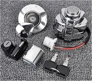 Ignition Switch for Shadow 400 for Steed 400 VT600 VT250 for Magna 250 VT 600 Ignition Switch Lock Motorcycle Lockset Fuel Cover Seat Lock Key Motorcycle Ignition Switch Lock