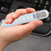 4 Pcs USB Night Light Office Mini Small Led Desk Lamp Lamps for Home