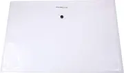 Bantex, Standard Document Wallet, PP, A3, Button Closure, Clear [Item No. 100852044]