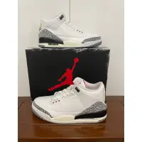 在飛比找蝦皮購物優惠-Air Jordan 3 white cement 2023