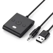 Bluetooth 5.4 AUX Car Adapter， [Enhanced Connection & Noise Cancellation],Plu...
