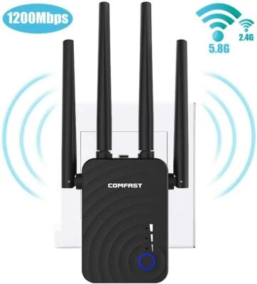 1200 MPS WiFi Range Extender Internet BoosterWIFI Repeater Wireless Signal