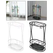 Umbrella Rack Stand Storage Container Umbrella Drain Rack for Entryway Hotel