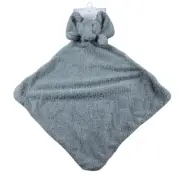 Modern Baby Gray Elephant Snuggle Blankie Plush Security Blanket Lovey NWT