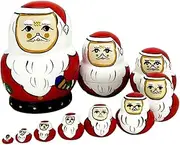 Nesting Dolls for Kids | Colorful Cartoon Duck Dolls - 10x Lovely Educational Learning Toys, Funny Wooden Nesting Doll for Christmas, New Year