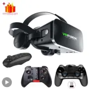 Virtual Reality VR Glasses 3D Headset Bluetooth Smart Phone Helmet Goggles