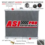 3row Aluminum Radiator for Mitsubishi TRITON MK Turbo Diesel 2.8L Manual 1996-06 (for: Mitsubishi)