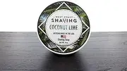 Coconut Lime Shaving Soap, Refreshing tallow-based,4oz.