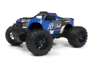 MV150500 Maverick 1/18 Atom RTR 4WD Electric RC Monster Truck - Blue MV150500