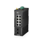 MokerLink 8 Port Gigabit Industrial DIN-Rail Ethernet Switch Managed, 2 SFP P...