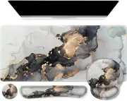 Gaming Mouse Pad Desk Mat XXL Large Stable Rubber Base Mousepad w 5in1 Extended