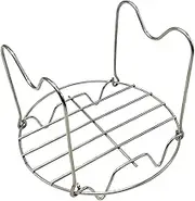 Steamer Rack Trivet With Handles for Instant Pot Duo Mini/Lux Mini/Ultra 3 Qt/Duo Plus and Other Electric Pressure Cookers 3 Qt 5 Qt