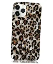 Case Compatiable with iPhone 13 Pro 6.1 inch,Sparkly Animal Light Brown