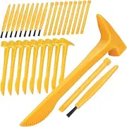 CHICAMPERA 1 Set Archaeological Excavation Tools Set for Digging Kit with Hammer Brushes and Ergonomic Design for Fun Digging Activities