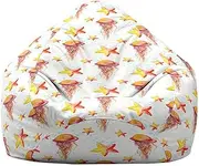Bean Bag Chair Cover, Lukery Stuffed Animal Storage Bean Bag Chair Cover Kids Adults(No Filler), Sea Turtle Print Bean Bag Covers Sofa Gaming Storage Bag Indoor Lazy Lounger (90x110cm,Starfish)