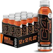 C4 Ultimate Non-Carbonated Zero Sugar Energy Drink, Pre Workout Drink + Beta Alanine, 12 Fl Oz (Pack of 12)
