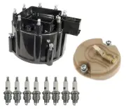 Distributor Rotor Cap & Rapidfire Spark Plugs Kit ACDelco for Cutlass Toronado