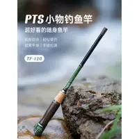 在飛比找蝦皮商城精選優惠-PTS 小魚釣竿 露營釣魚竿 便攜魚竿超輕碳纖維魚竿 釣魚裝